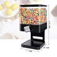 thumbnail image 2 of Dry Food Cereal Food Storage Coffee Beans Oat Nuts Rice Dispenser Cans Black, 2 of 9