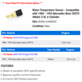 thumbnail image 2 of Water Temperature Sensor - Compatible with 1988 - 1993 Mercedes-Benz 300TE 4Matic 3.0L 6-Cylinder 1989 1990 1991 1992, 2 of 2