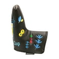 thumbnail image 1 of Blade Putter Cover Golf Putter Headcover Head Covers with Closure Outdoor Sports Accessory Golfer Gift - Black, 1 of 7