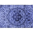 thumbnail image 1 of Ahgly Company Machine Washable Indoor Rectangle Oriental Blue Industrial Area Rugs, 5' x 8', 1 of 4