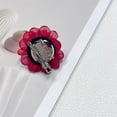 thumbnail image 6 of 5cm Cute Camellia Flower Brooch Pin for Women Girls Fashion Fabric Floral Hat Hair Clips Brooches Lapel Pins Cocktail Tea Party Costume Dress Accessories Holiday Wedding Jewelry, 6 of 11