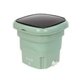 thumbnail image 1 of Guardoinrt Large Capacity Portable Washing Machine Foldable Underwear Socks Adjustable Washer Wash Machines Cleaning for Dormitory Green Type 1, 1 of 6