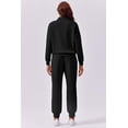 thumbnail image 4 of Pinspark 2 Piece Outfits for Women Long Sleeve Tracksuit Lounge Sets Travel Outfits Half Zip Sweatshirt Sweatpants Matching Set, 4 of 6