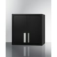 thumbnail image 2 of 18" x 18" 2-door wall cabinet in black, 2 of 5