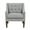 Gray, variant on Nmkwnr Fabric Upholstered Accent Chair with Wood Legs, Modern Armchair for Living Room, Office, Bedroom, Gray