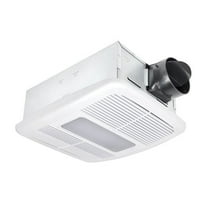 Open Box Delta Electronics 80 CFM Bath Fan LED Dimmable Light with Heater