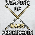 thumbnail image 3 of CafePress - Weapons Of Mass Percussion Light T Shirt - Men's Classic Graphic T-Shirt, 3 of 4