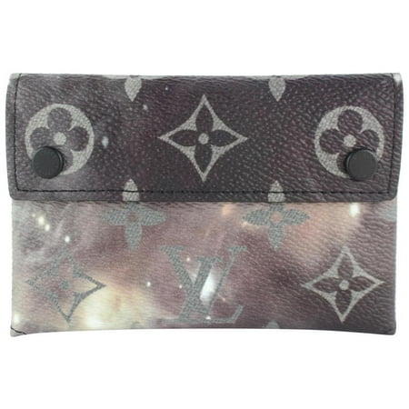 Pochette Small Galaxy Alpha Envelope Kirigami 20lz1130 Grey Coated Canvas (Best Small Louis Vuitton Bag)