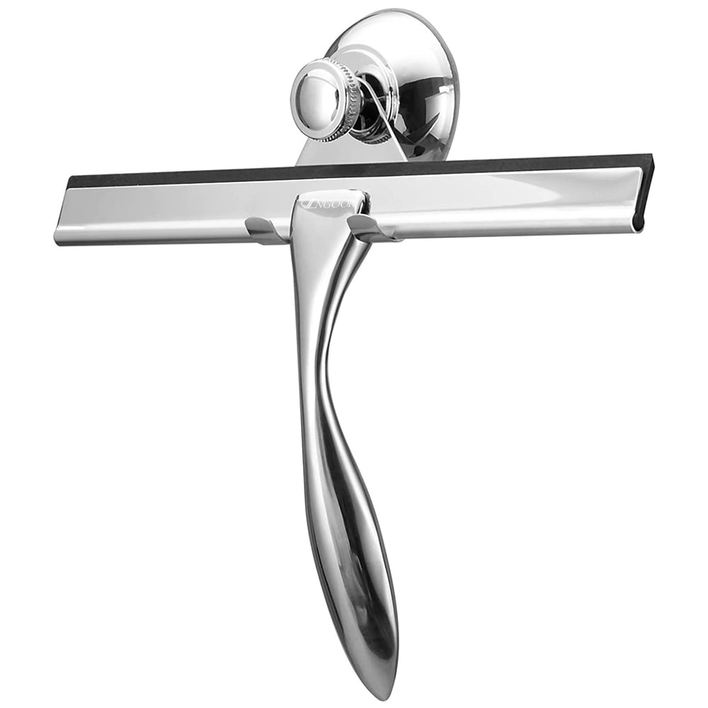 Lngoor Shower Window Squeegee, Stainless Steel Squeegee for Shower