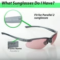 thumbnail image 2 of Walleva Ice Blue Coated Polarized Replacement Lenses for Smith Parallel 2 Sunglasses, 2 of 5