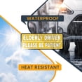 thumbnail image 2 of Magnet Me Up Elderly Driver Please Be Patient Vinyl Automotive Magnet Decal, 3x8 Inches, 2 of 7