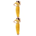thumbnail image 3 of Sonducket Pantalones de danza del vientre indio, conjunto de disfraz con cordones en la espalda, traje Sexy para adultos, ropa de moda para Type1 NO1, 3 of 6