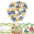 thumbnail image 5 of Spring Garland Decor, 6.5Ft Easter Tinsel Garland, Easter Garland Decor, Glitter Tinsel Spring Garland Decorations for Tree Mantle Bedroom Office Classroom Party Indoor Outdoor Holiday Home, 5 of 6