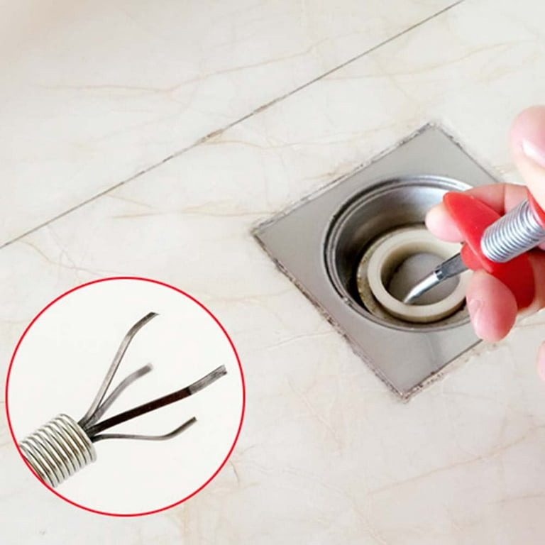 23.6 Inch Drain Snake Sink Drain Cleaner Remover Cleaning Tools For Kitchen  Sink Sewer Sewer Spring