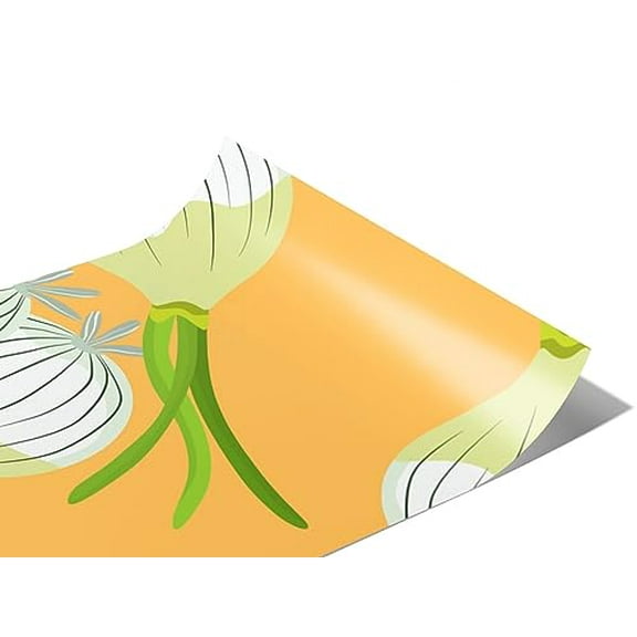 Rwraps Onion Vegetable Crystal White Matte Vinyl Film Wrap 59in x 6in Vinyl Vehicle Car Film Sheet