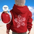 thumbnail image 2 of AJIWYH Vêtements pour Filles Taille 8 Mode Décontractée pour Filles Haut à Capuche Imprimé à Manches Longues Mode pour Filles Rouge, 5-6 Ans, 2 of 4
