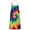 Rainbow Tie Dye, variant on Rainbow Tie Dye Mandala Pattern Apron-Garden Aprons for Women with Pockets-Cotton Linen Waterproof Kitchen Cooking Gardening Aprons Adjustable for Kitchen,Cooking,BBQ and Salon 33x27 Inch