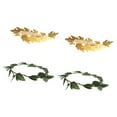 thumbnail image 1 of 4 Piezas Verde Romano Griega Laurel Caesar Corona De Lujo Vestido De Hairbands Accesorio Para El Cabello Zulema Diadema con corona de hojas, 1 of 8