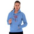 thumbnail image 3 of America the Beautiful Cute Patriotic Hoodie Sweatshirt Women Brisco Brands X, 3 of 6