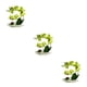 thumbnail image 3 of Inteprter Orquídeas artificiales Flor falsa Plantas en maceta Cuenco blanco Maceta Flores Ramo Toque real Hogar Cocina Arreglo Verde Type1 NO1, 3 of 6
