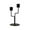 Black, variant on Candles for Home,Wedding Centerpieces for Tables Candle Stand Modern Structure with Sturdy Base Ideal for Home Decor Dining Table Centerpieces Weddings Events and Gift Giving