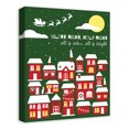 thumbnail image 2 of Creative Products Silent Night Town 16 x 20 Canvas Wall Art, 2 of 5