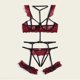 thumbnail image 4 of Sujetador de encaje sexy, bragas de uniforme ahuecadas, liguero, ropa interior, traje, tentación, diversión, 4 of 6