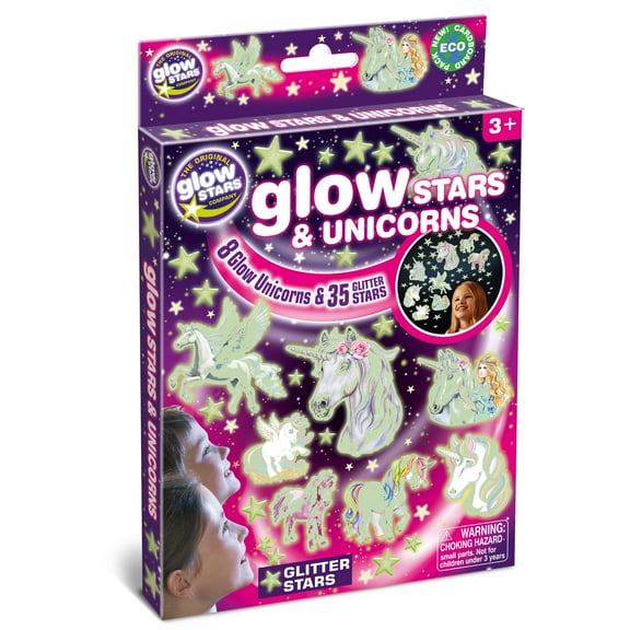 The Original Glowstars: Glowstars & Unicorns Self-Adhesive Pads
