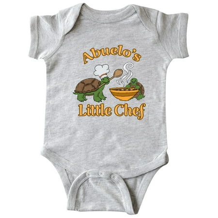 

Inktastic Abuelo s Little Chef with Cute Turtles Gift Baby Boy or Baby Girl Bodysuit