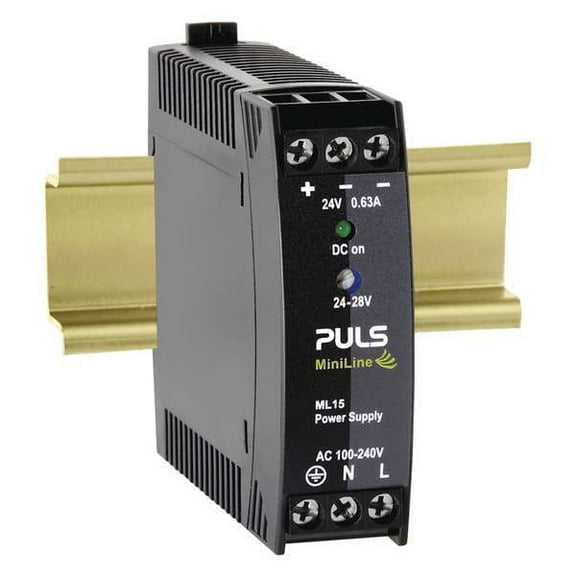 Puls DC Power Supply,Plastic,24 to 28VDC,15W ML15.241