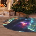 thumbnail image 6 of Picia Cosmic Cat In Window Print Christmas Tree Skirt , Christmas Tree Skirt Ornaments for Merry Christmas Holiday Party Decorations Indoor Outdoor-36", 6 of 7