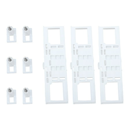 

OUNONA Toilet Hinge Fixings Fittings Screws Fixingrepair Closenuts Kit Rubber Expanding Seats Hinges Bottom