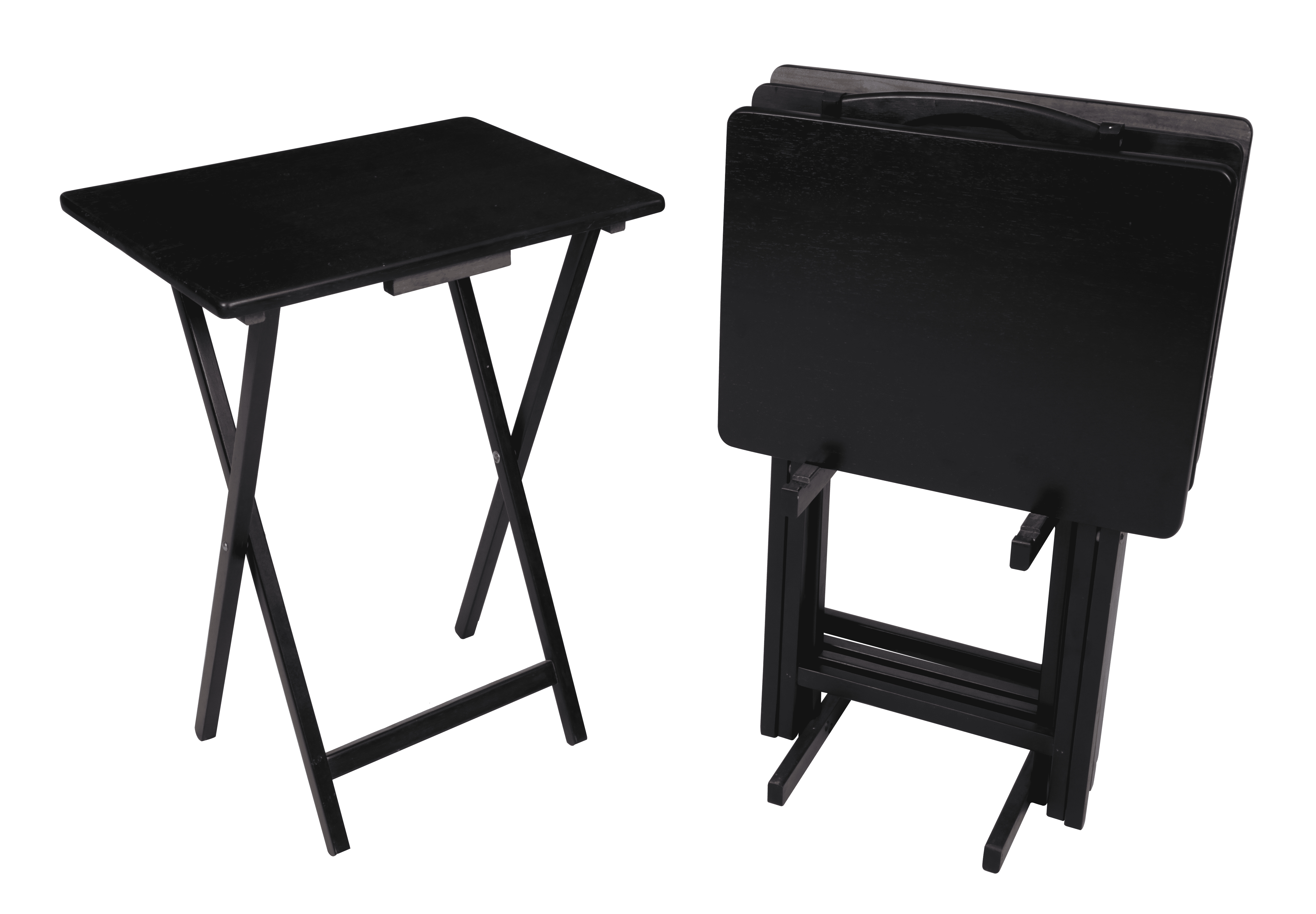 tv trays with stand walmart