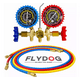 thumbnail image 1 of Juego Manometros Refrigeracion Manifold R22 R134 R404 R410, 1 of 5
