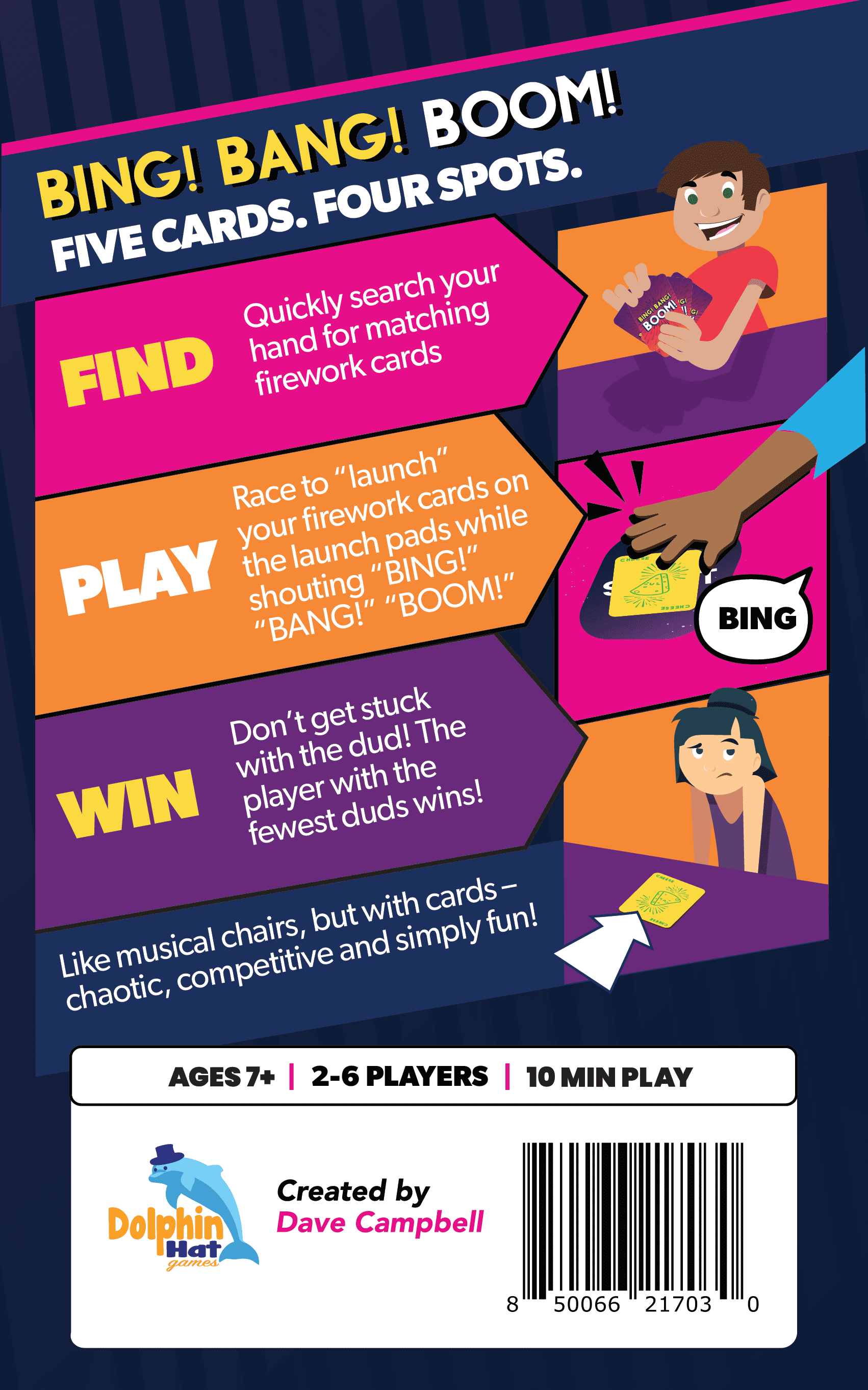 Bing Bang Boom – a Fast-paced Party Game for Kids, Teens, and Adults