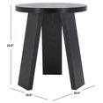 thumbnail image 2 of Safavieh Julianna Oak Accent Table in Black, 2 of 14