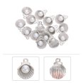 thumbnail image 4 of Milisten 15Pcs Shell Pearl Charms Enamel Clam Shell Pendants DIY Ear Jewelry Accessories, 4 of 6
