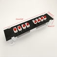 thumbnail image 5 of 8-Port Blank Patch Panel Rack for Optical Fiber Wall Mount Ethernet Cable Bar Keystone- RJ45 Coupler Module, 5 of 9