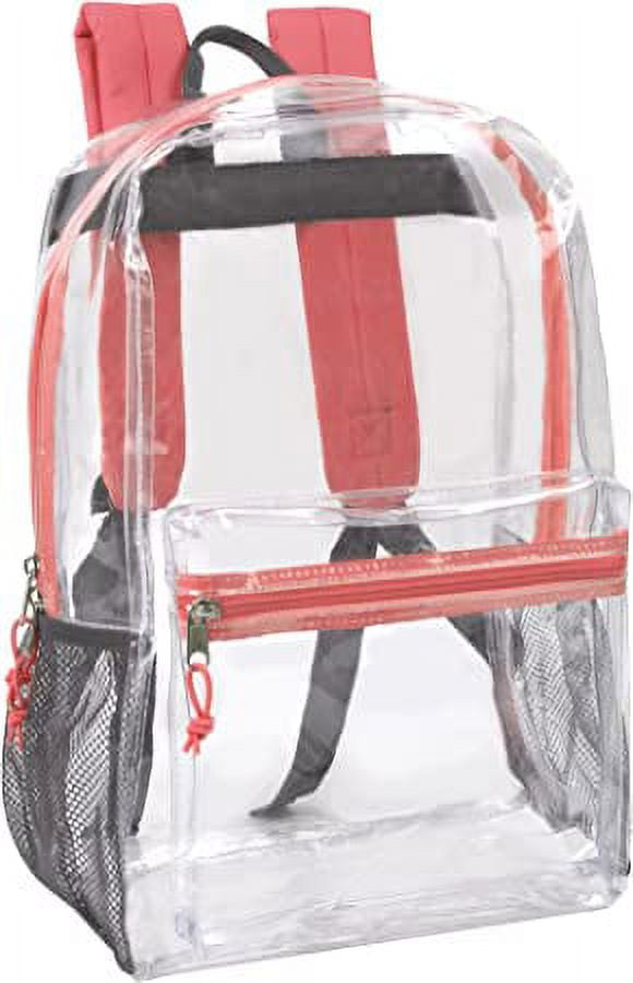Cheap clear top backpacks in bulk