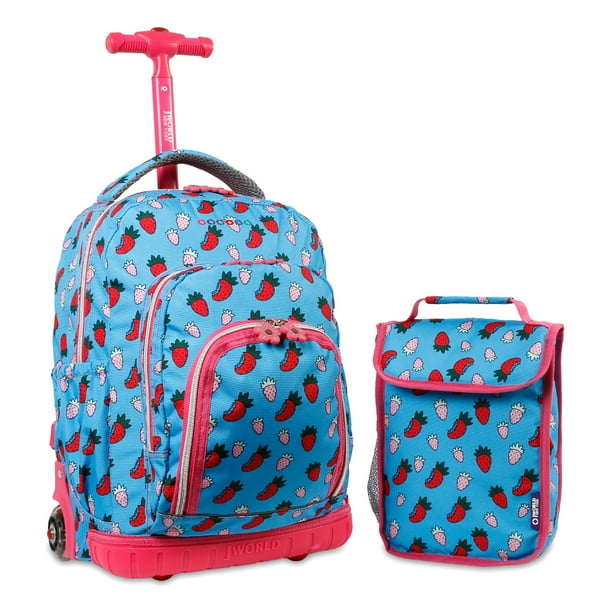 J World New York J World Lollipop Rolling Backpack And Lunch Bag