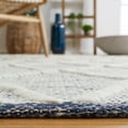 thumbnail image 4 of SAFAVIEH Natura Natasha Geometric Runner Rug, Navy/Ivory, 2'3" x 8', 4 of 8