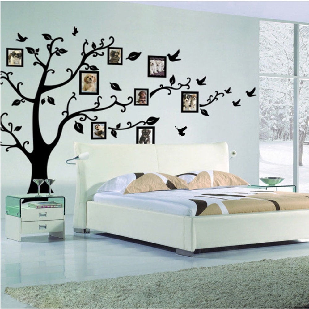 BIG heart family Wonderful bedroom Quote Wall Stickers Room Removable Decals DIY 
