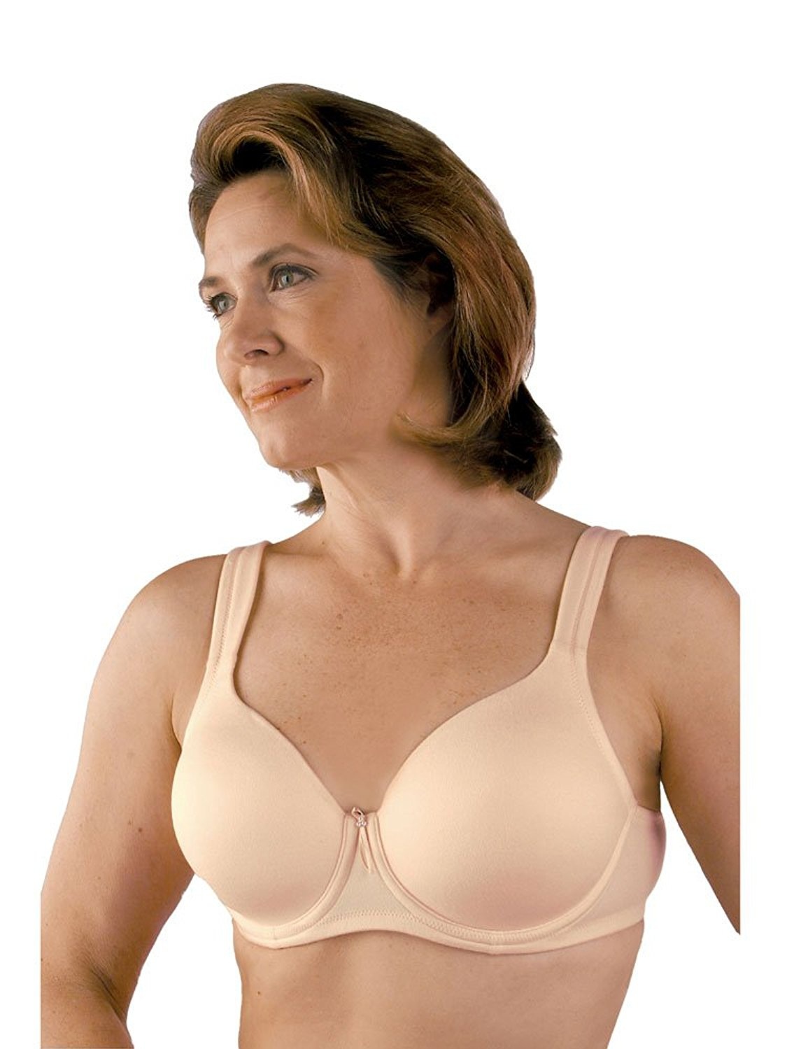 Post Mastectomy Seamless Padded Strap Molded Underwire Bra 758 42D