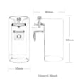 thumbnail image 5 of BQBQERT Aquarium Fish Feeder Arcylic Floating Food Feeding Betta Fish for Feed, 5 of 12
