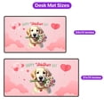 thumbnail image 5 of Happy Valentine's Day Golden Retriever holding flowers Desk Mat Full Keyboard Mouse Pad Goldens Dog Lover Gifts Idea Large Mousepad - 3005, 5 of 5