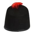 thumbnail image 6 of TiaoBug Kids Circus Ringmaster Performance Outfits Fringe Epaulet Jacket with Majorette Drummer Hat Black-A 6, 6 of 6