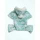 thumbnail image 2 of 1pc Cat & Dog Coral Fleece Star Print Hooded Jumpsuit, Thick & Warm Pet Home Clothes, 2 of 4