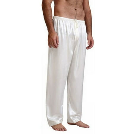

Mens Silk Satin Pajamas Pyjamas Pants Sleep Bottoms Nightwear Sleepwear Trousers
