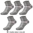 thumbnail image 1 of Alta Calidad 5 Pares Lote Hombres Calcetines de Algodón Negro Calcetines Deportivos Casual Run invierno Calcetines Hombres Transpirable Calcetín Masculino Sokken Talla38-45, 1 of 4