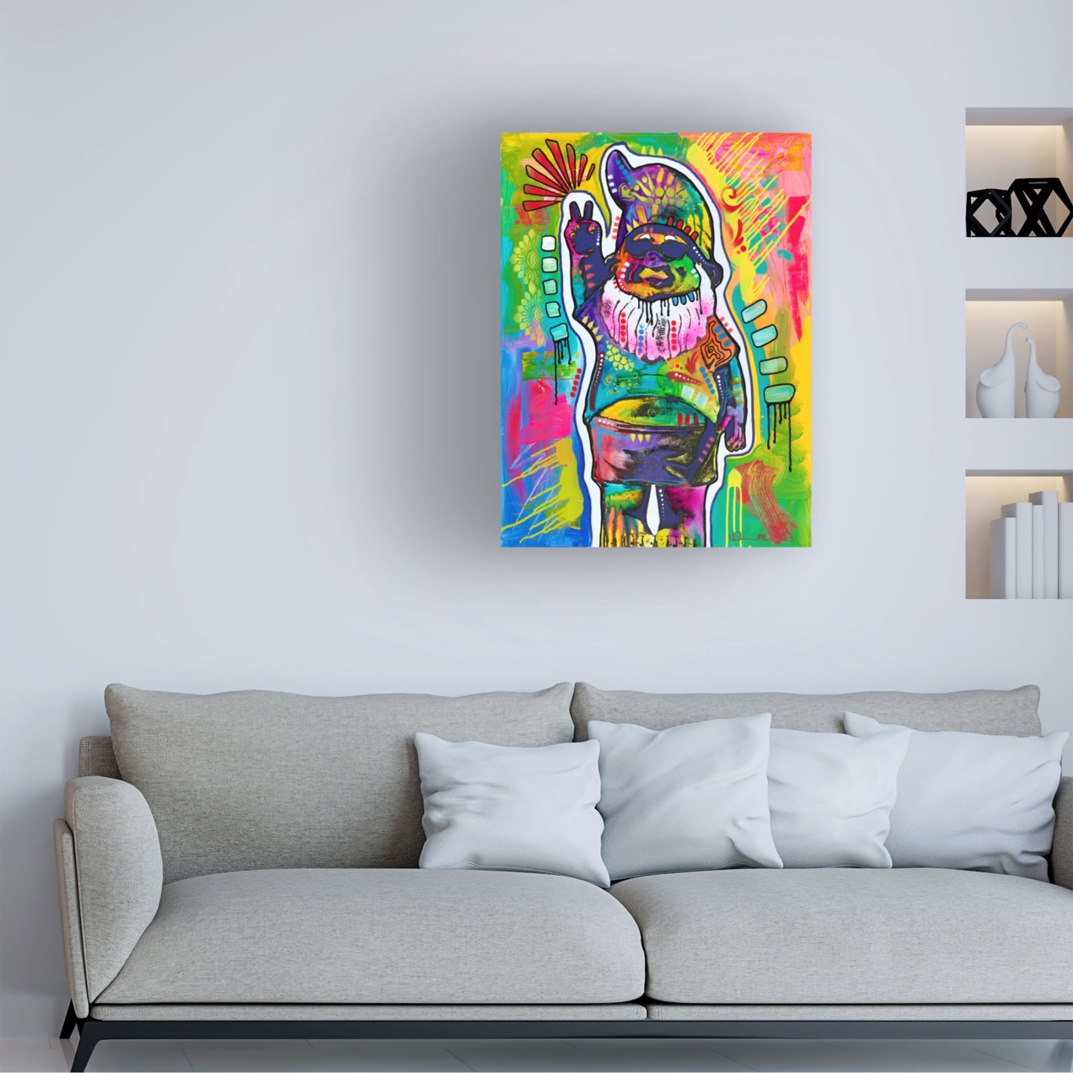 Canvas Wall Art - Dean Russo 'Gnome' Wall Art for Living Room, Bedroom, or Office Décor by Trademark Fine Art - 14 x 19 Inches